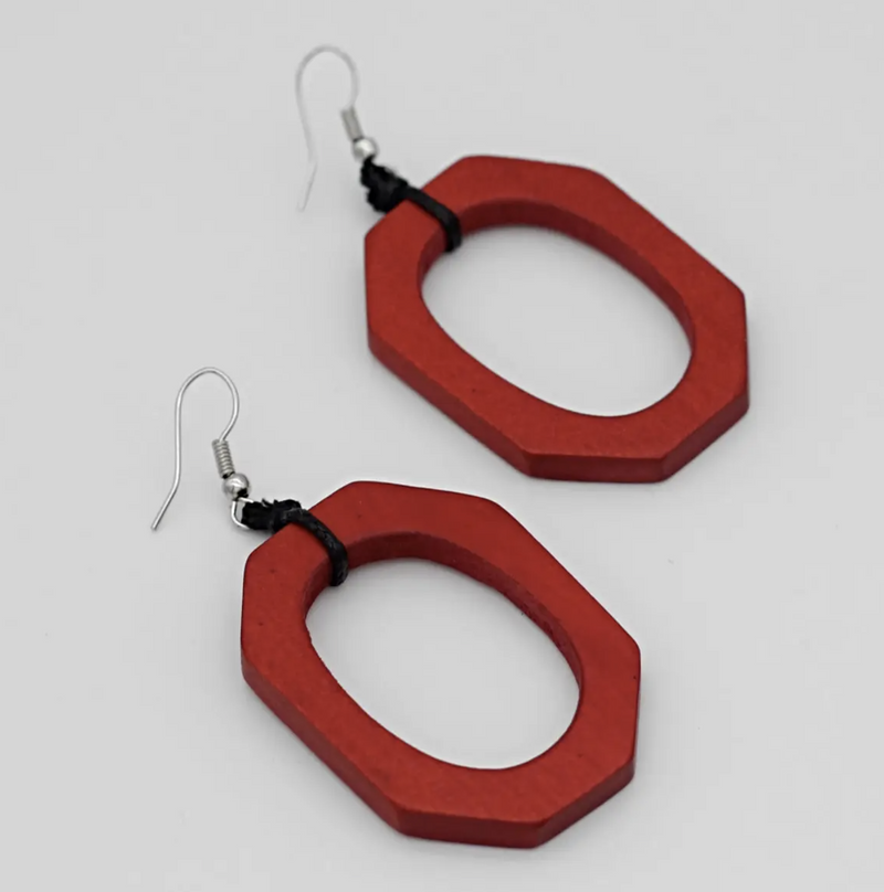 Red Luzara Earrings