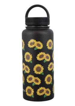 Sunflower Loop Lid Water Bottle