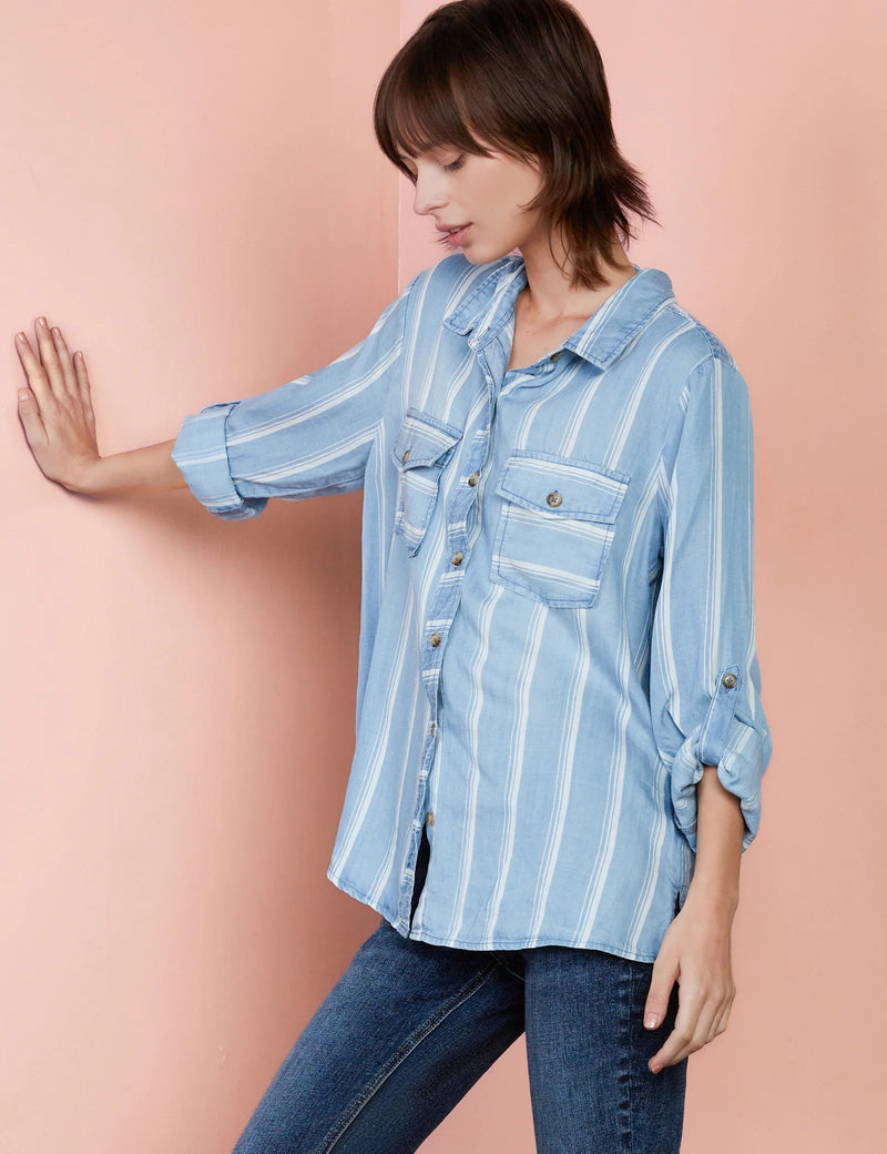 Stripes Tencel Picnic Shirt