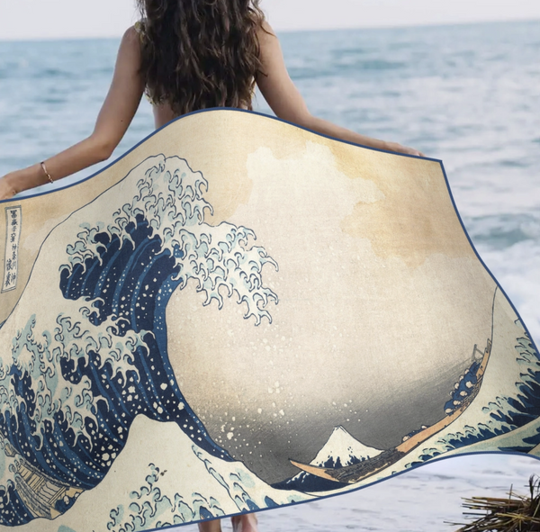 Hokusai "the Great Wave" Beach Towel