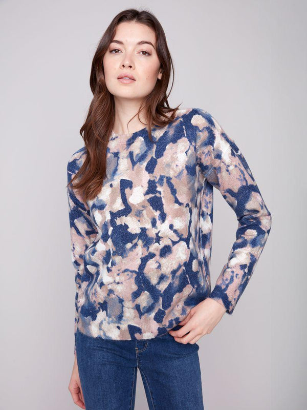 Reversible Crew Neck Sweater