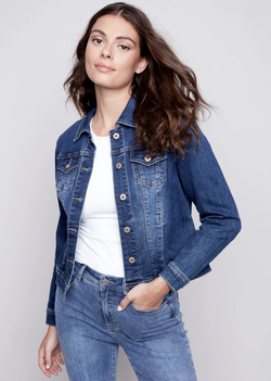 Indigo Stretch Denim Jacket