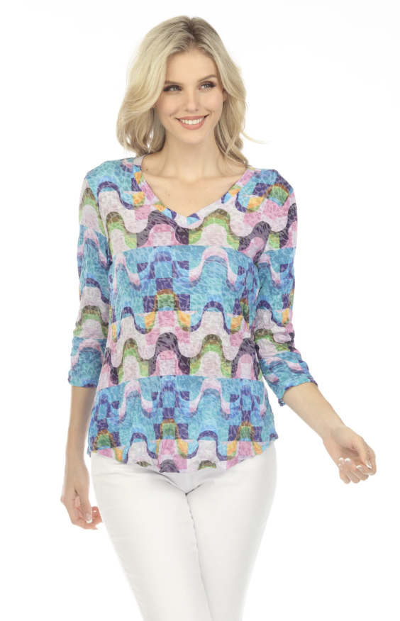 Neon Groove Vee Top