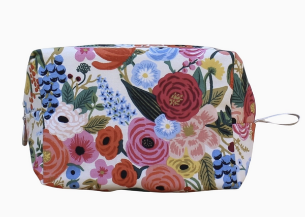 Cream Floral Travel Bag