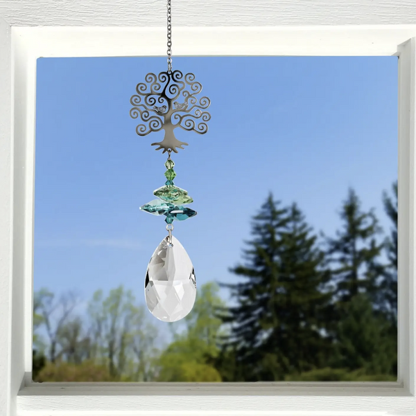 Crystal Fantasy Tree of Life Suncatcher