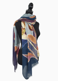 Maize Autumnal Cotton Scarf