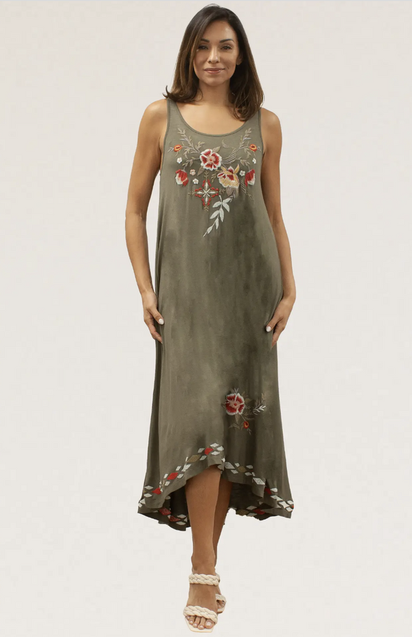 Cypress Embroidered Dress