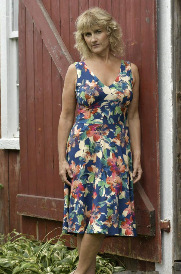 Earth Floral Shaped Dress