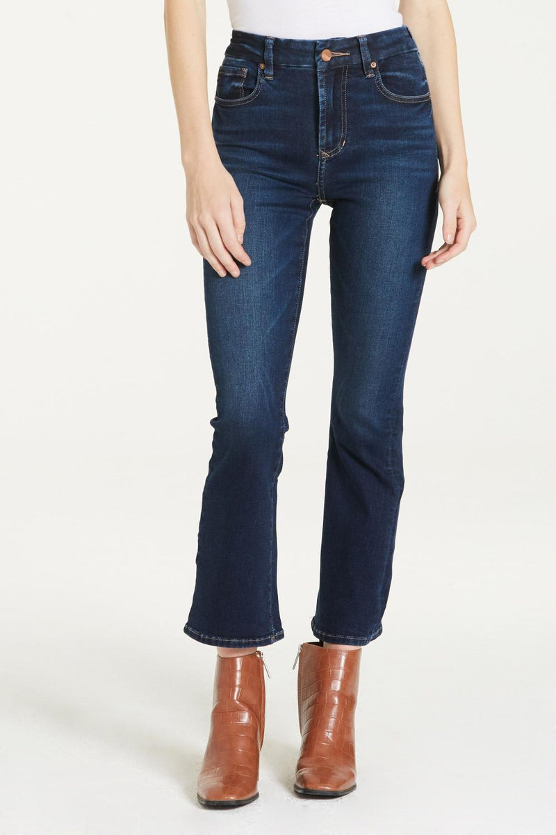 Hi Rise Crop Flare Jean