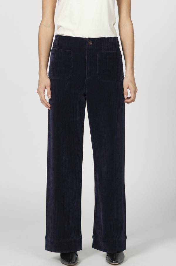 Black Iris Wide Leg Jean