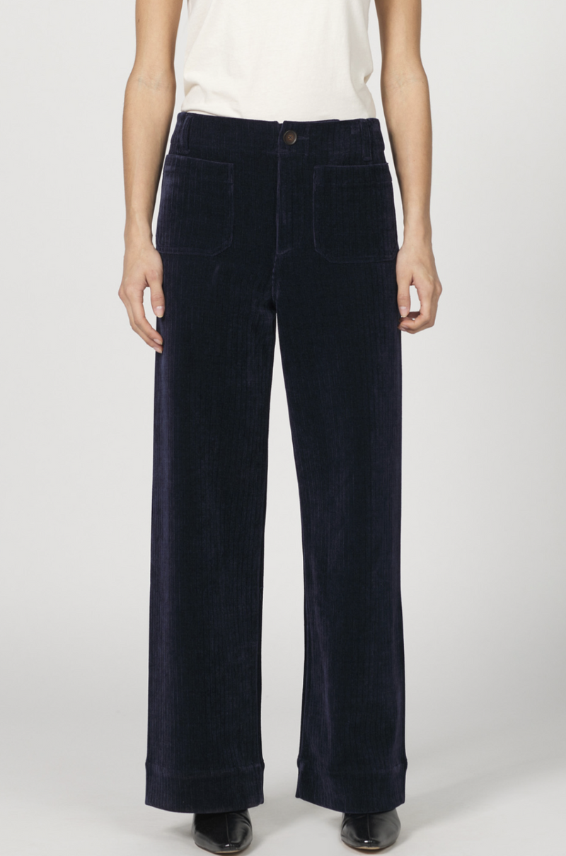 Black Iris Wide Leg Jean
