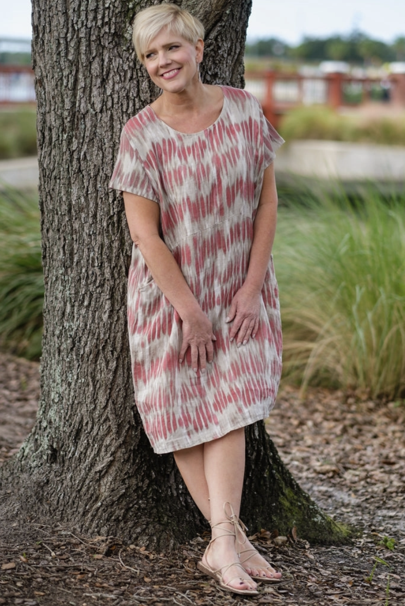 Driftwood Shift Linen Dress
