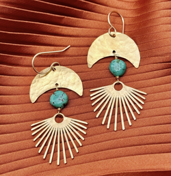 Gold Solstice Earring