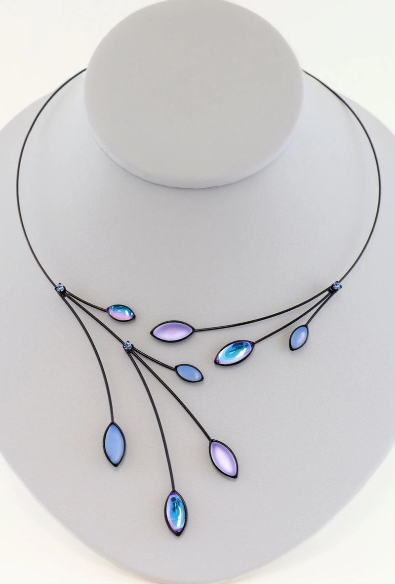 Lavender & Periwinkle Necklace