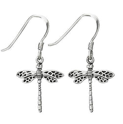 Small Filigree Dragonfly Earring