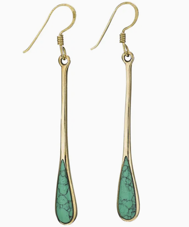 Turquoise Drop Dangle Earrings