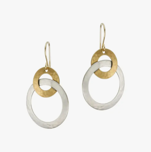 Intertwined Ring Earring