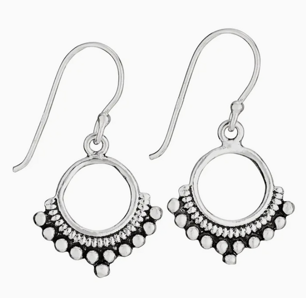 Dangling Dots Sterling Silver Earring