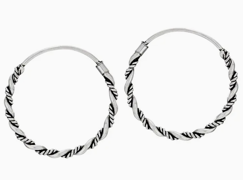 Chesapeake Sterling Silver Hoop Earring