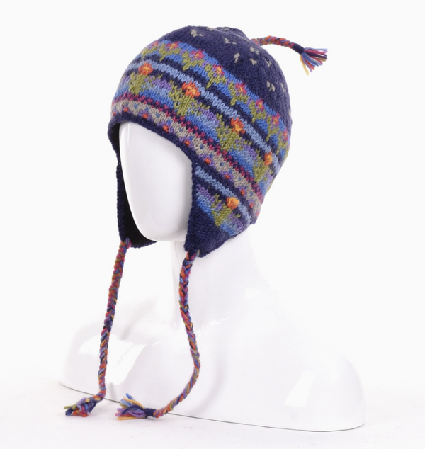 Azure Galena Earflap Hat