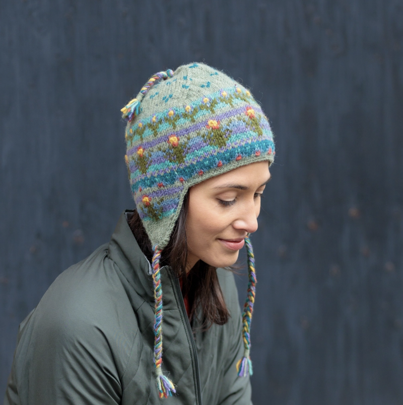 Sage Galena Earflap Hat