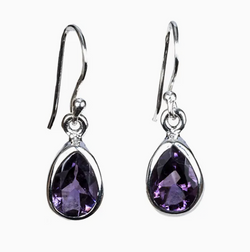 Miriam Amethyst Sterling Silver Earring