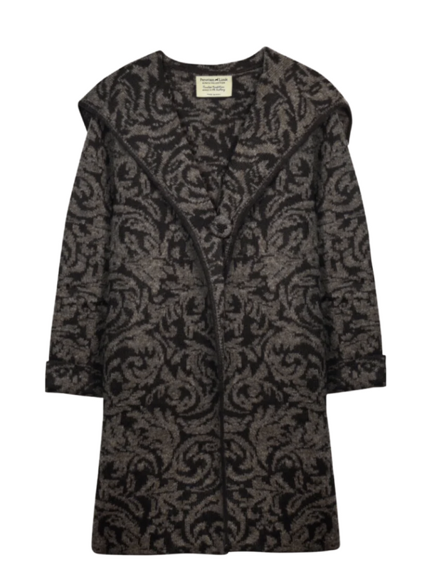 Florentine Scroll Alpaca Coat