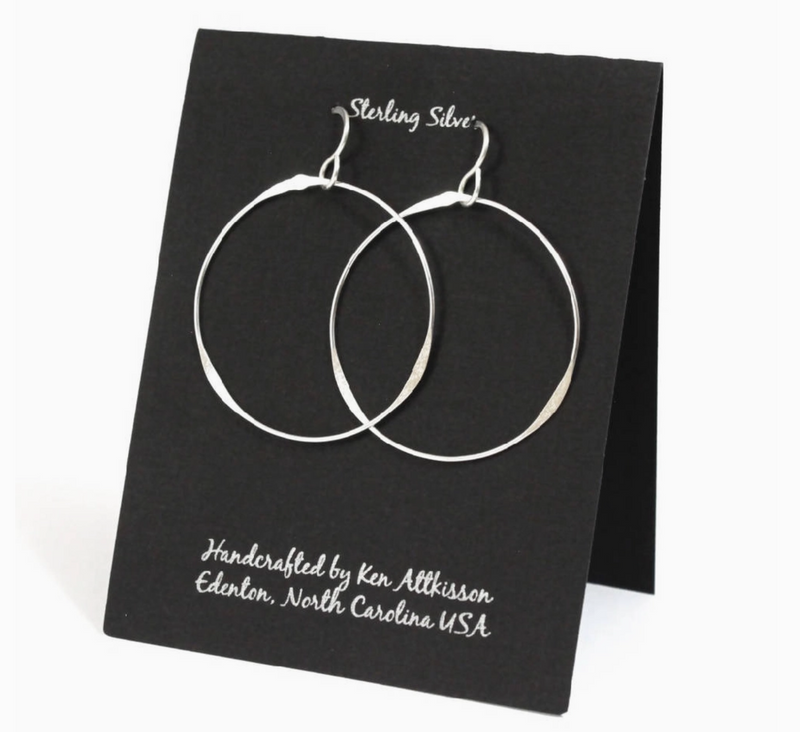 X-Large Hoop Sterling Earring