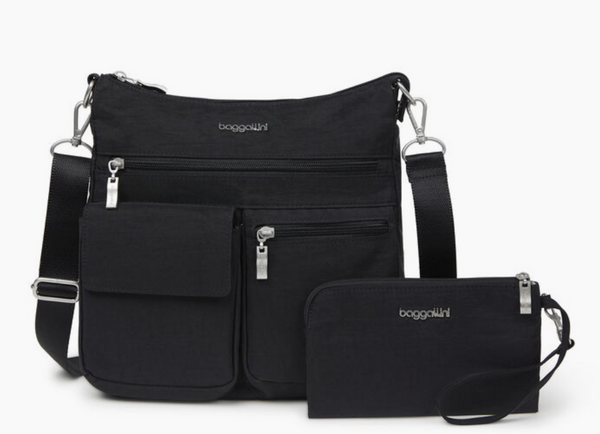 Black Slim Modern Crossbody