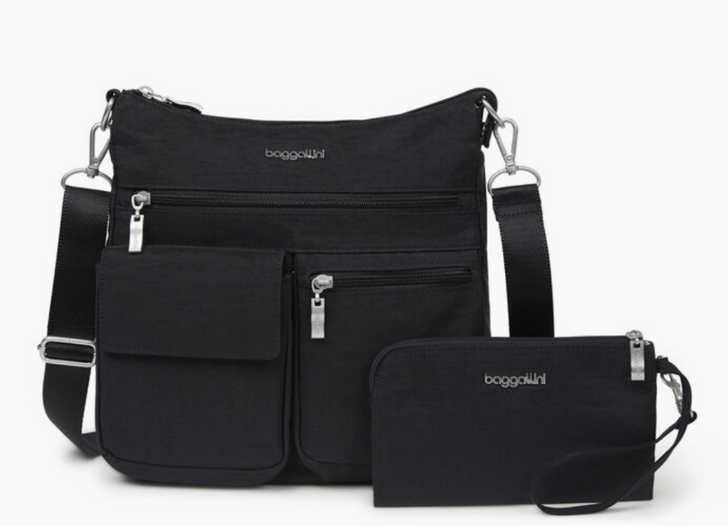 Black Slim Modern Crossbody