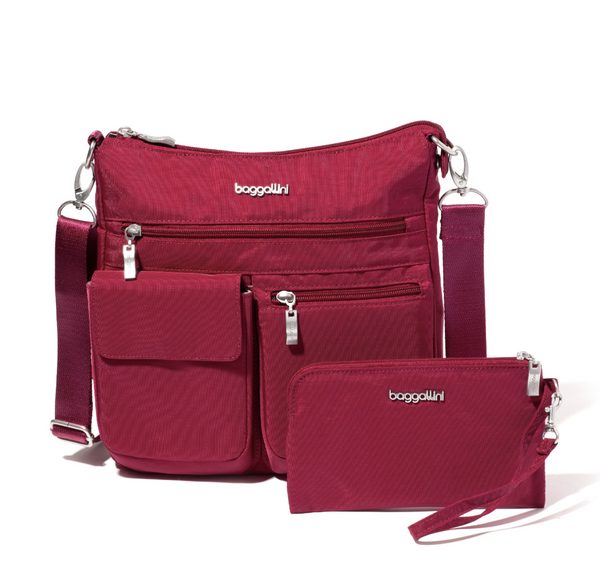 Beet Red Slim Modern Everywhere Bag