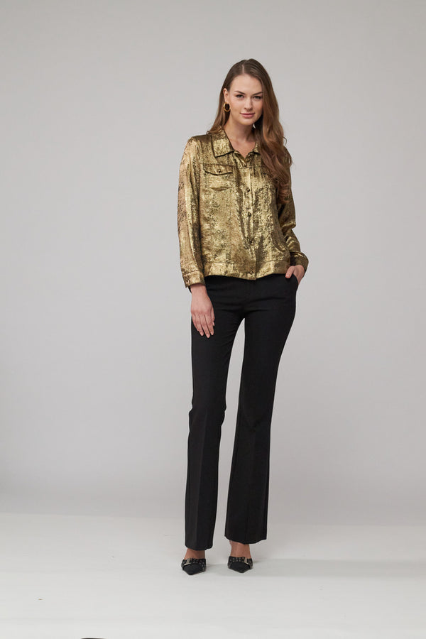 Gold Jean Jacket Jacket