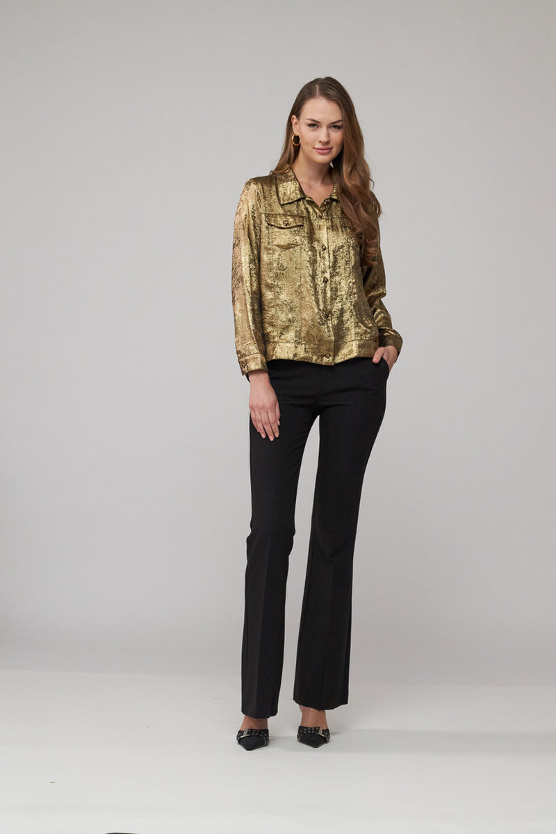 Gold Jean Jacket Jacket