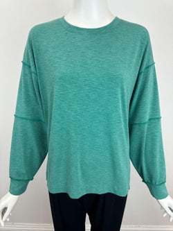 Evergreen Reverse Sleeve Top