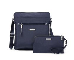 French Navy Go Bag With RFID Phone Wristlet