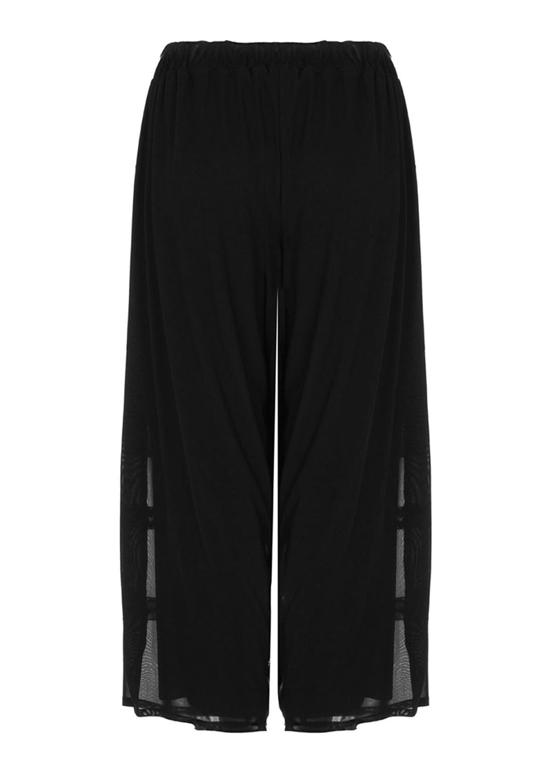 Black Mesh Pocket Pant