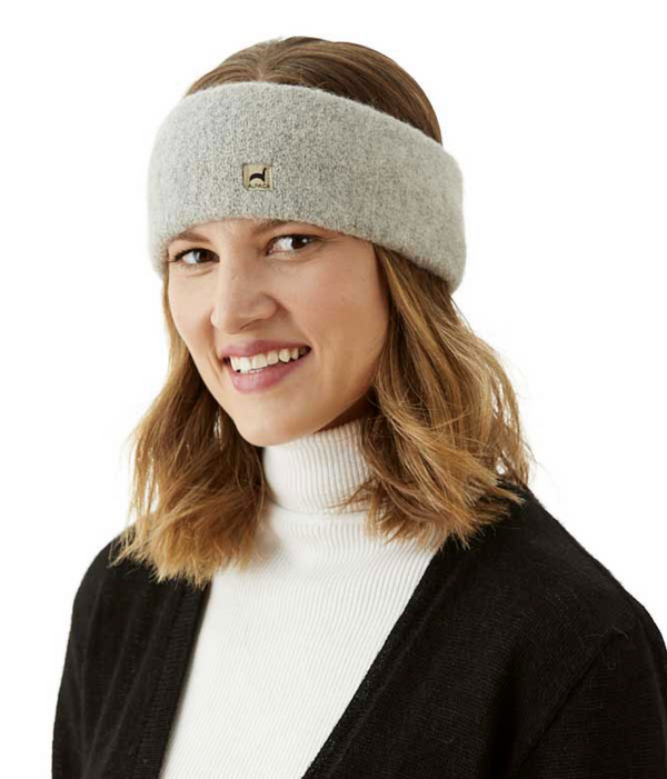 Silver Baby Alpaca Headband