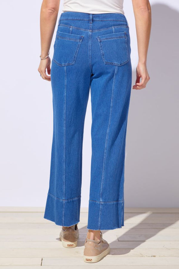 Mid Wash Relaxed Leg Jean