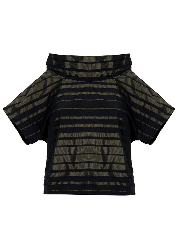 Cedar Striped Boxy Top