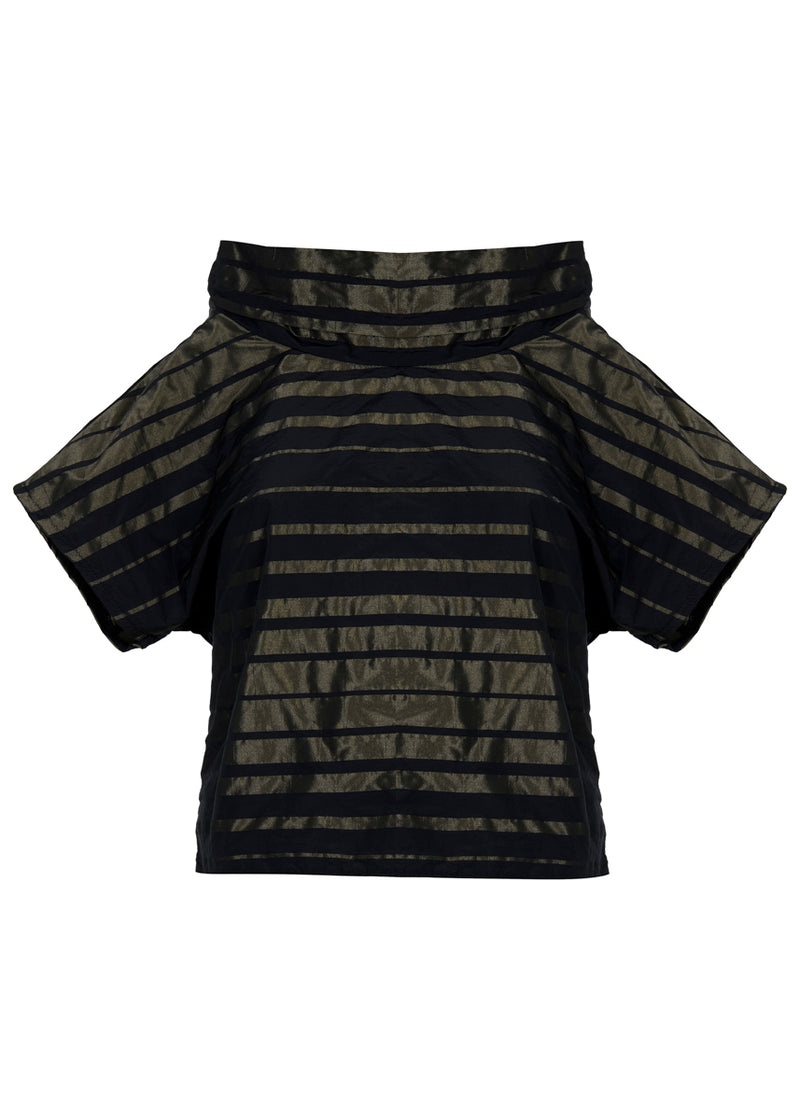 Cedar Striped Boxy Top
