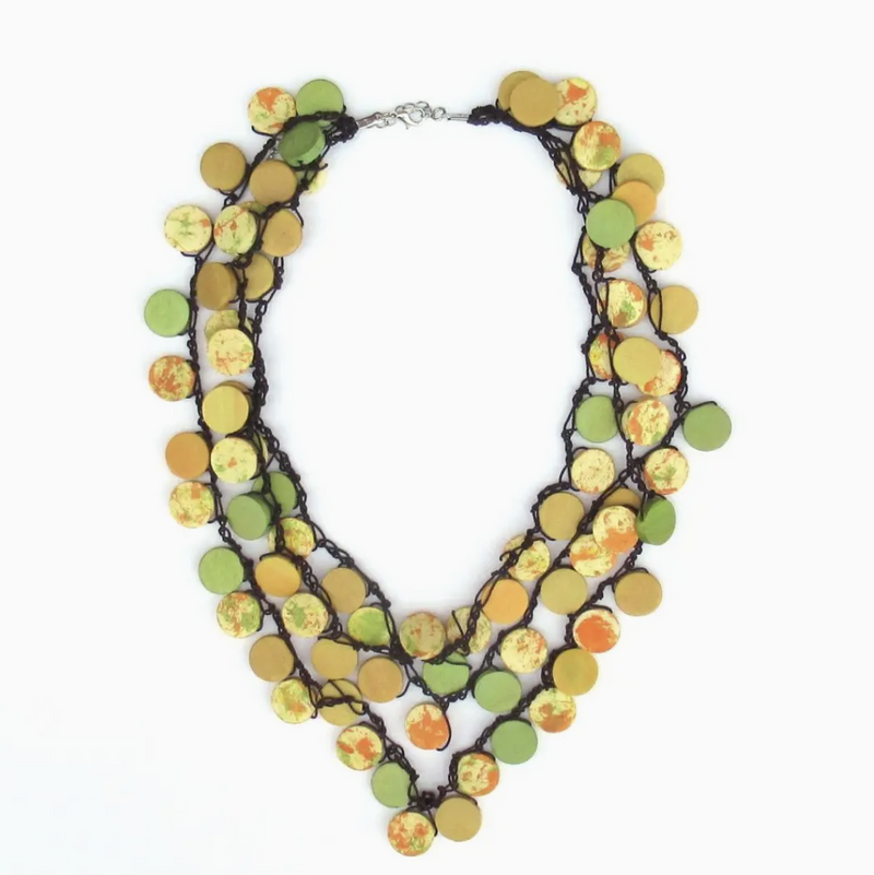 Citrus Necklace and Earring Set
