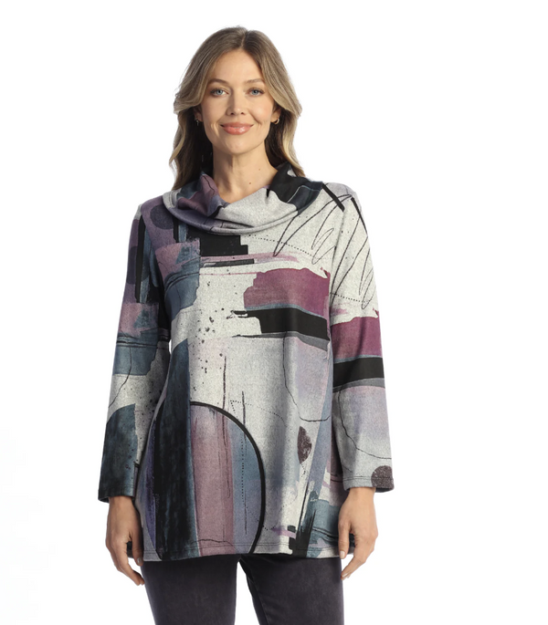 Studio Cowl Neck Tunic Top