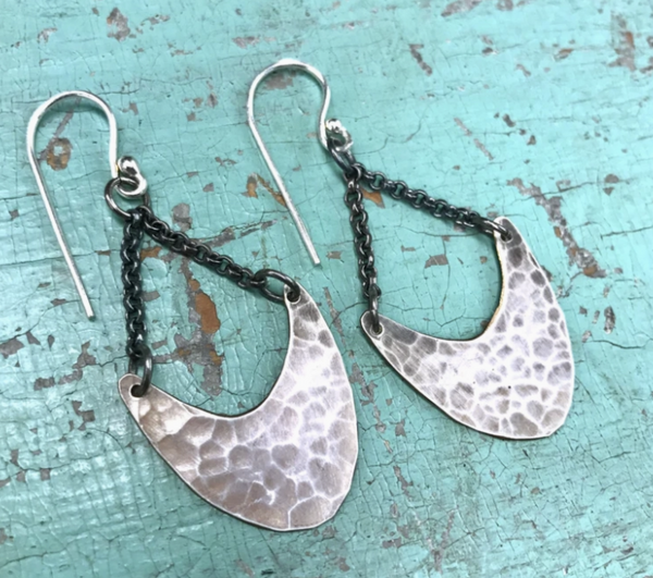 Silver Pendulum Earring