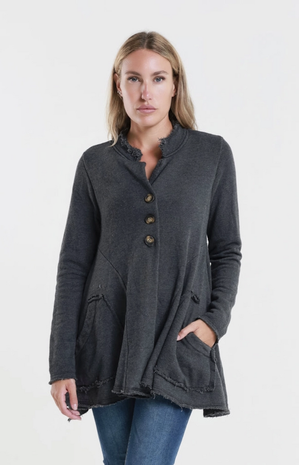 Jane French Terry Cozy Jacket
