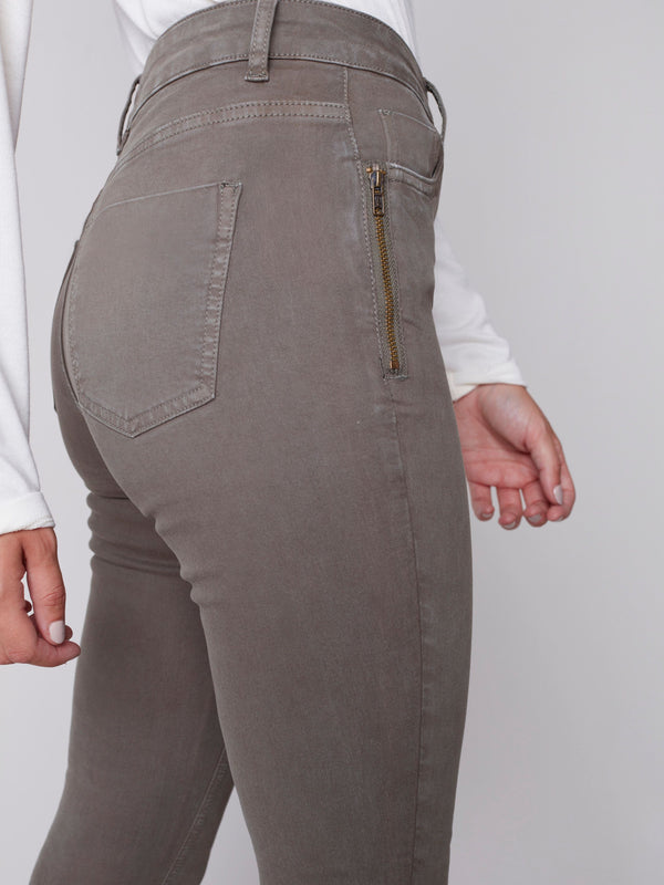 Spruce Zipper Pocket Skinny Jean