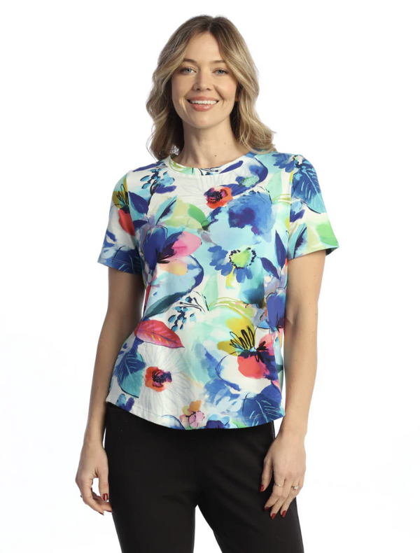 Charlotte Floral Crew Top