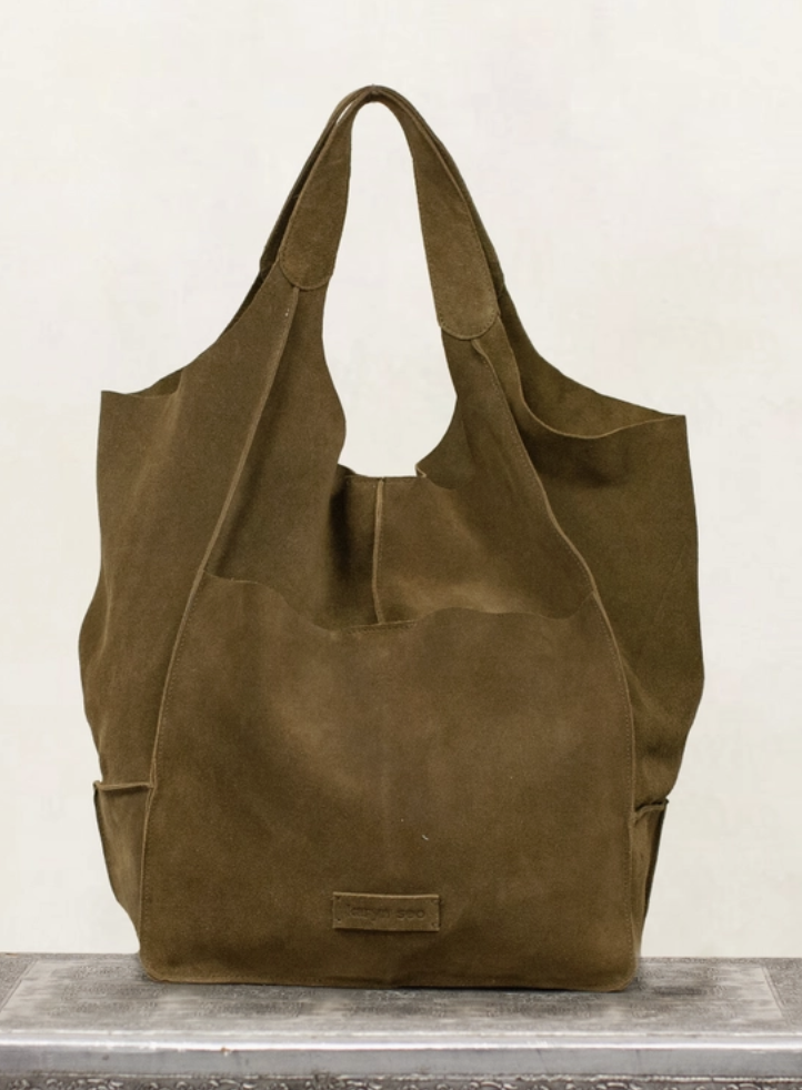 Leni Bag Olive Suede