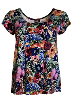 Multi Floral Easy Tee