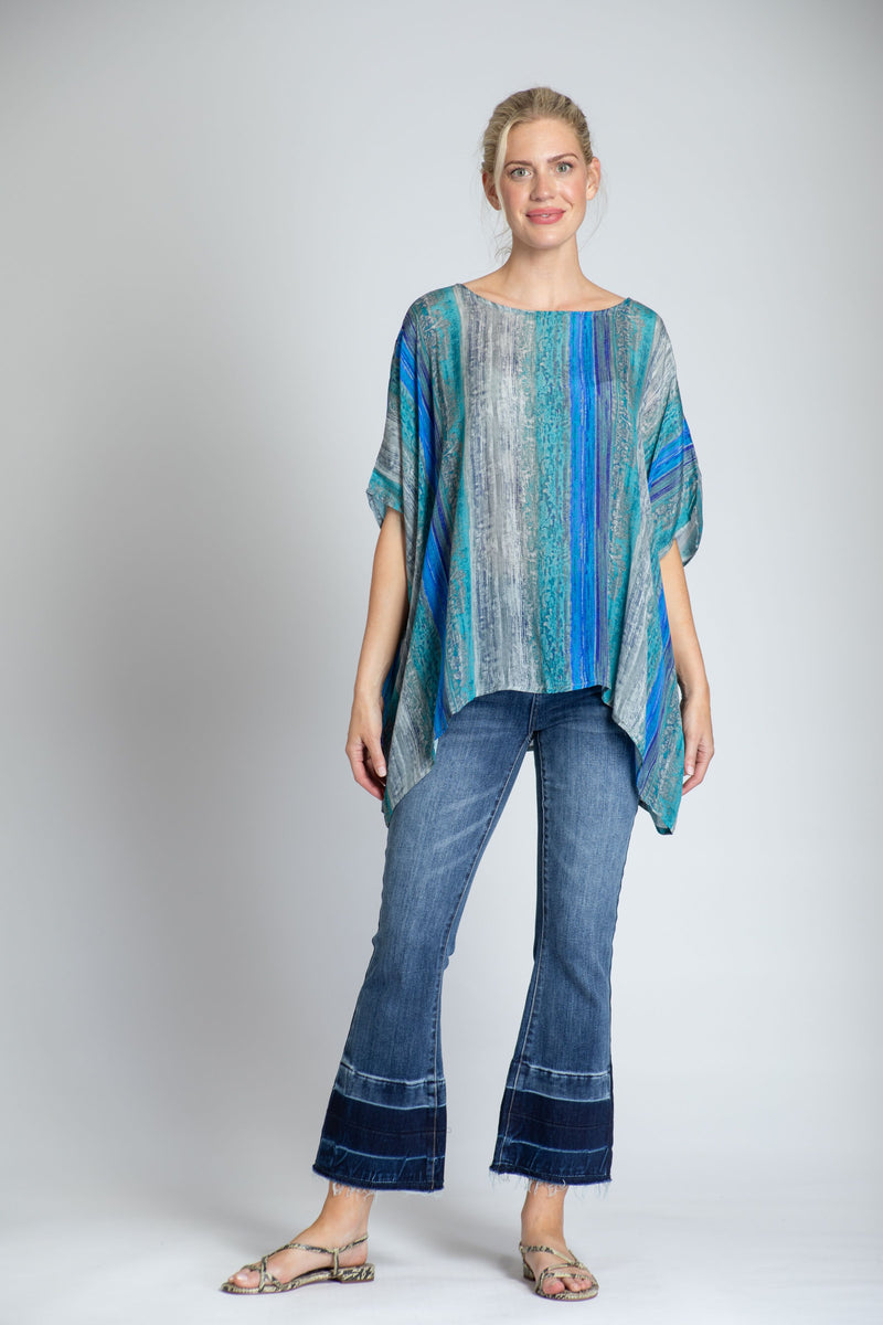 Stained Glass Poncho Top