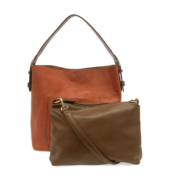 Terracotta Orange Hobo Handbag